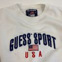 Guess  Vintage Sport Crewneck Embroidered Sweatshirt Photo 4