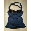 Athleta  Size 32B/C Dress Blue Aqualuxe Bra Cup 2 Way Tankini Top Photo 2