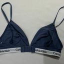 Calvin Klein Women’s Blue V Neck Bra Photo 1