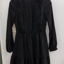 ZARA Black Babydoll Dress Long Sleeve Photo 0