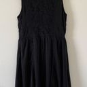 American Eagle Black Lace Mini Dress Photo 4