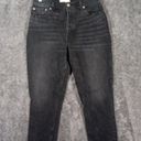 Abercrombie & Fitch  The skinny High Rise curve love black raw Hem size 30 Photo 1