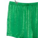 Abound  Shorts Women's L Green Elastic Waist High Rise Pull On Polyester New Photo 4