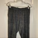 Danskin  Grey Striped Knit Pull On Casual Lounge Pants M Photo 6