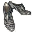 Me Too 021  Frost Retro Oxford Shoes Heel Brogue Wing Tip Lace Up Sz 11 Posh Show Photo 0