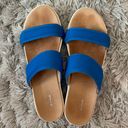 Dr. Scholls Rae Platform Sandal Blue Photo 1