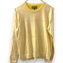 Michael Stars  Reversible Yellow Pullover Crewneck Sweater Photo 1