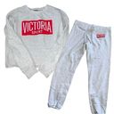 Victoria's Secret Victoria Sport 2 Piece Matching Lounge Set - Sweatshirt & Joggers Photo 1