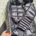 BCBGMAXAZRIA Black Adela Down & Feather Puffer Photo 2