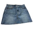 Gap  5 Pocket High Rise Mini Denim Skirt Medium Indigo NWT Size 29 Size 8 Photo 1