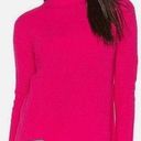 Generation Love  Sadie Cashmere & Wool Asymmetric Sweater Hot Pink Medium Photo 0