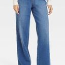 Universal Threads New  High Rise Wide Leg Jeans Medium Wash Denim Photo 1