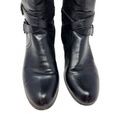 Unisa  Trinee Two Tone Stretch Calf Buckle Detail Knee High Riding Boots Size 8 M Photo 8