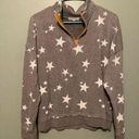 Grayson Threads  Gray Star Zip Collar Sweatshirt Size Large Photo 0