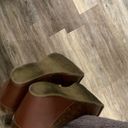 blowfish  Brown Faux Leather Cork Wedge Sandals Size 9 Photo 13