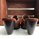 Baretraps  Evie Brown Studded Woven Leather Mules Photo 4