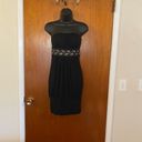 Fashion Magazine  Black Strapless Dress with Beaded Front Accent Photo 2