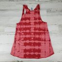 American Apparel NWOT  Custom Red Bleach Tie Dye Box Tank Top Women's Size Medium Photo 1