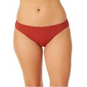 No Bo  ribbed swim bikini bottom size X-Large 15-17 Cotton swimwear rusty brick Photo 6