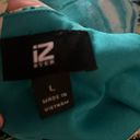 Iz Byer  Blue Green Sleeveless Blouse Photo 4