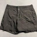 prAna  Dark Gray Active Outdoor Shorts Size 6 EUC Photo 0