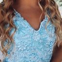 Custom Made Blue Beaded Homecoming Dress Photo 1