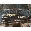 Lane Bryant Lane‎ Bryant Women's Capri Genius Fit Size 14 24 1/2" Inseam x 15" Waist x 10" R Photo 3