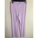 Jonathan Simkhai Celia Ribbed Knit Wide Leg Pants in Lavender SMALL NWT Photo 7