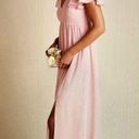 Birdy Grey  Hannah Empire Bridesmaid, Formal, Prom, Dusty Rose Dress Gown Size M Photo 1