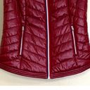 Tommy Hilfiger Women's  Quilted Pattern Sport Puffer Vest Deep Red Frost Size S/P Photo 5