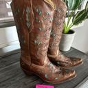 Justin Boots Justin brand leather Corral style A1952 cowgirl boots Photo 1