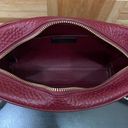 Furla  Avril BAPWAVR Burgundy Wine Pebbled Leather Guitar Strap Crossbody Bag Photo 4