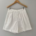 Cabin creek Vintage  High Waisted White Mom Shorts Photo 2