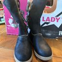 White Mountain  womens Tivia faux fur lined winter boots black 9.5 Photo 1