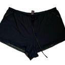 Victoria's Secret Victoria’s Secret Black Lace Pull On Lounge Lingerie Sleep Shorts size Medium Photo 0