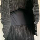 Alexis Pleated Tiered Strapless Maxi Dress, Black, Size XS Photo 5