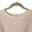 Energie Vintage  by Currants White Crewneck Lace Hem Women's Sweater Size Large Photo 3