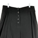 ALC Frank ALC LTD Womens Size 10 Roy Gaucho Culottes Pants Stretch Short Wide Leg Button Photo 1