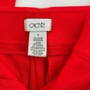 Cache  Women’s Red Cropped Trouser Pants Size 4 Photo 9