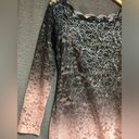 Onyx  night, 10 long sleeve dress with mauve, pink and black ombre Photo 7