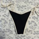 Aerie Black & White Bikini Bottoms Photo 1