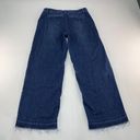 J.Jill TALL  Dark Wash Stretch Denim Wide Leg Cropped Jeans 8T Photo 4