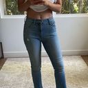 MOTHER Denim MOTHER Insider Crop Step Fray Jeans Photo 1