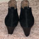 Caslon  Black Wedge Leather Booties Photo 4