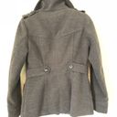 H&M  Size 6 Grey Pea Coat Photo 4