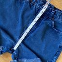 Gap High Waist Cutoff Jean Shorts Dark Wash Size 4 Photo 6