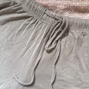 POL Taupe Ruffle Lounge Shorts Photo 1