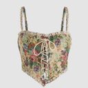 Cider Secret Garden Corset Crop Top Photo 6