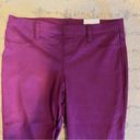 Mixit NWT  Damson Burgundy Back Pockets Denim Leggings Size Small Photo 1