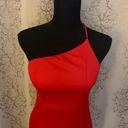 Princess Polly red one shoulder mini dress womens US 4 Photo 5